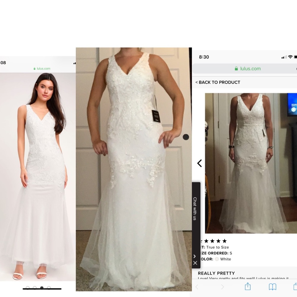 Unworn White wedding dress